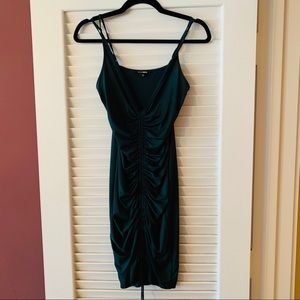 FASHION NOVA SOLD OUT Green “Shanghai” Dress Sz M